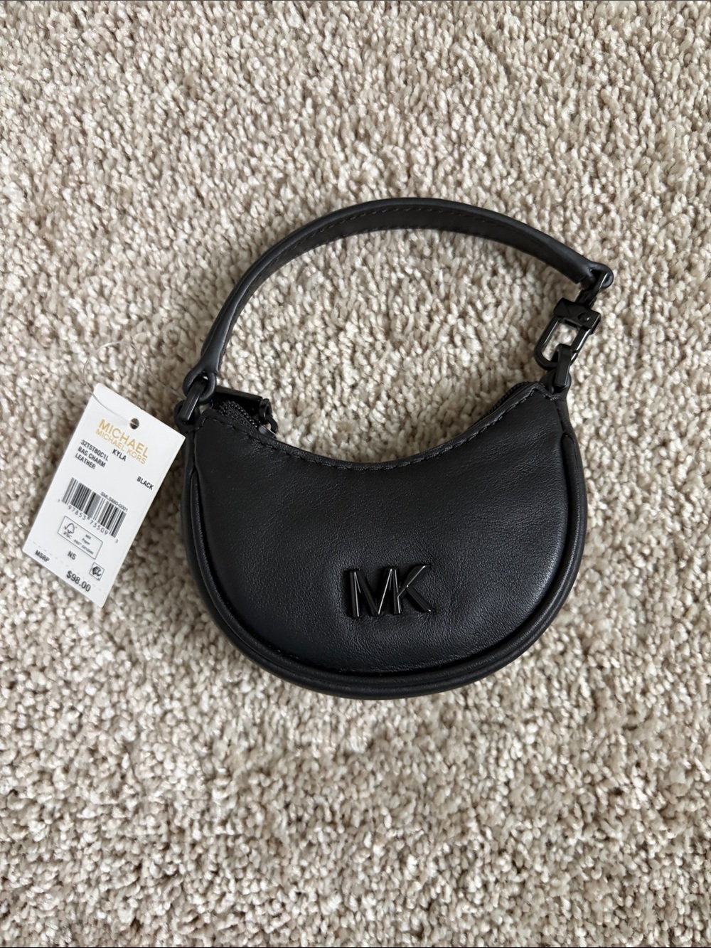 Michael Michael Kors Kyla Leather Bag Charm